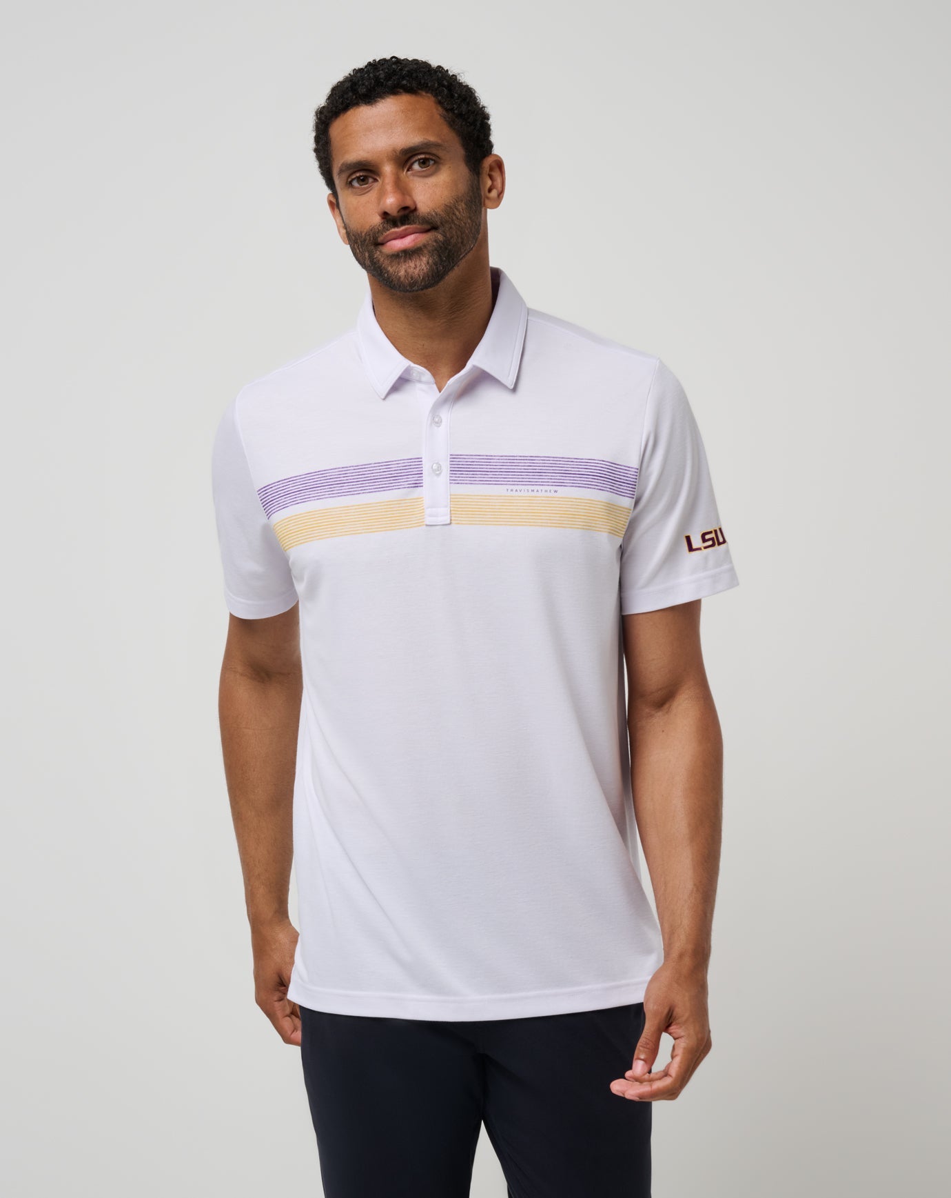 Travis Mathew Outlets LSU Top Recruit Polo Game Day|New