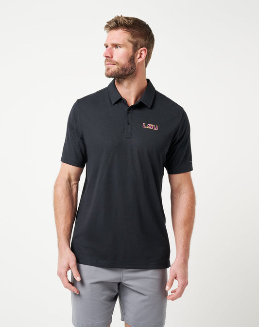 Travis Mathew Discount LSU School Pride Polo Game Day|New