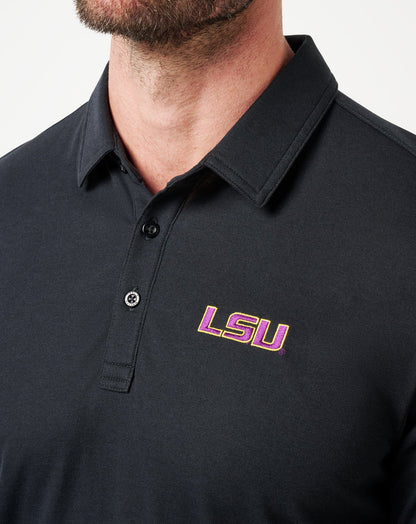 Travis Mathew Discount LSU School Pride Polo Game Day|New