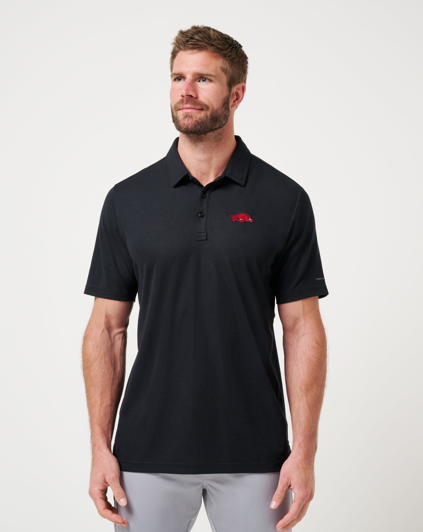 Travis Mathew For Sale Arkansas School Pride Polo Game Day|New