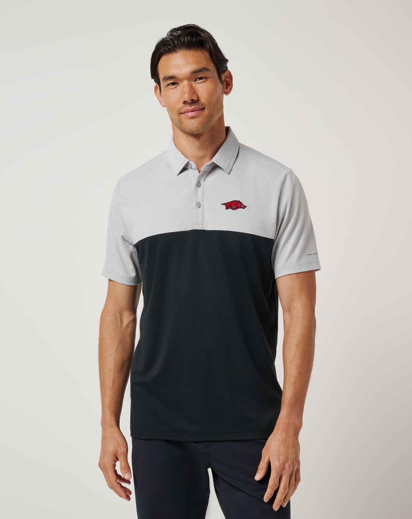 Travis Mathew Outlets Arkansas Drop Back Polo Game Day|New