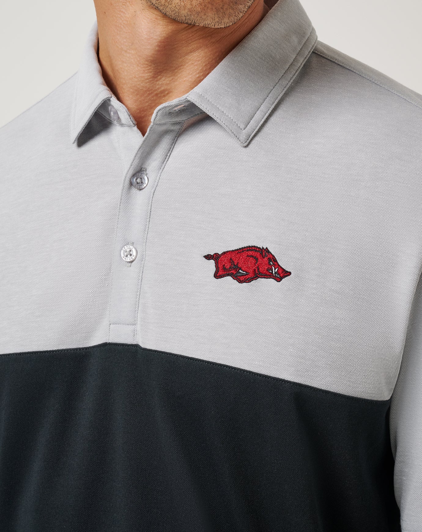 Travis Mathew Outlets Arkansas Drop Back Polo Game Day|New