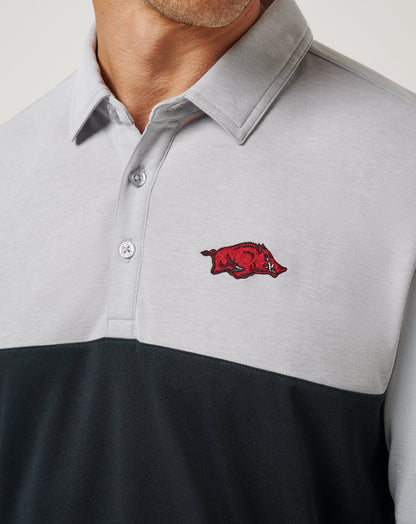 Travis Mathew Outlets Arkansas Drop Back Polo Game Day|New