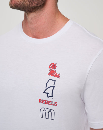 Travis Mathew For Sale Mississippi Playoffs 2.0 Tee Game Day|New