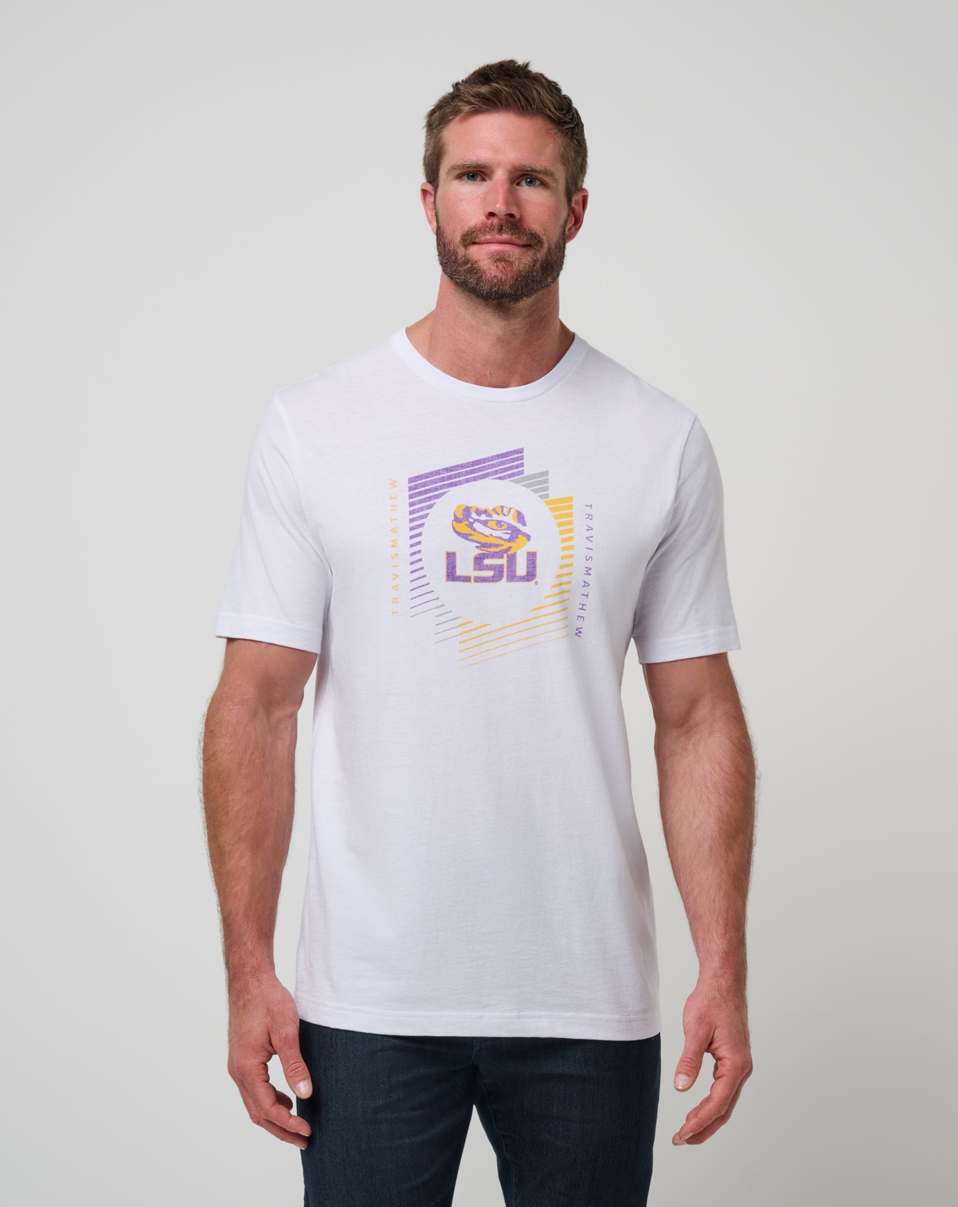 Travis Mathew Online LSU Underdogs Tee Game Day|New