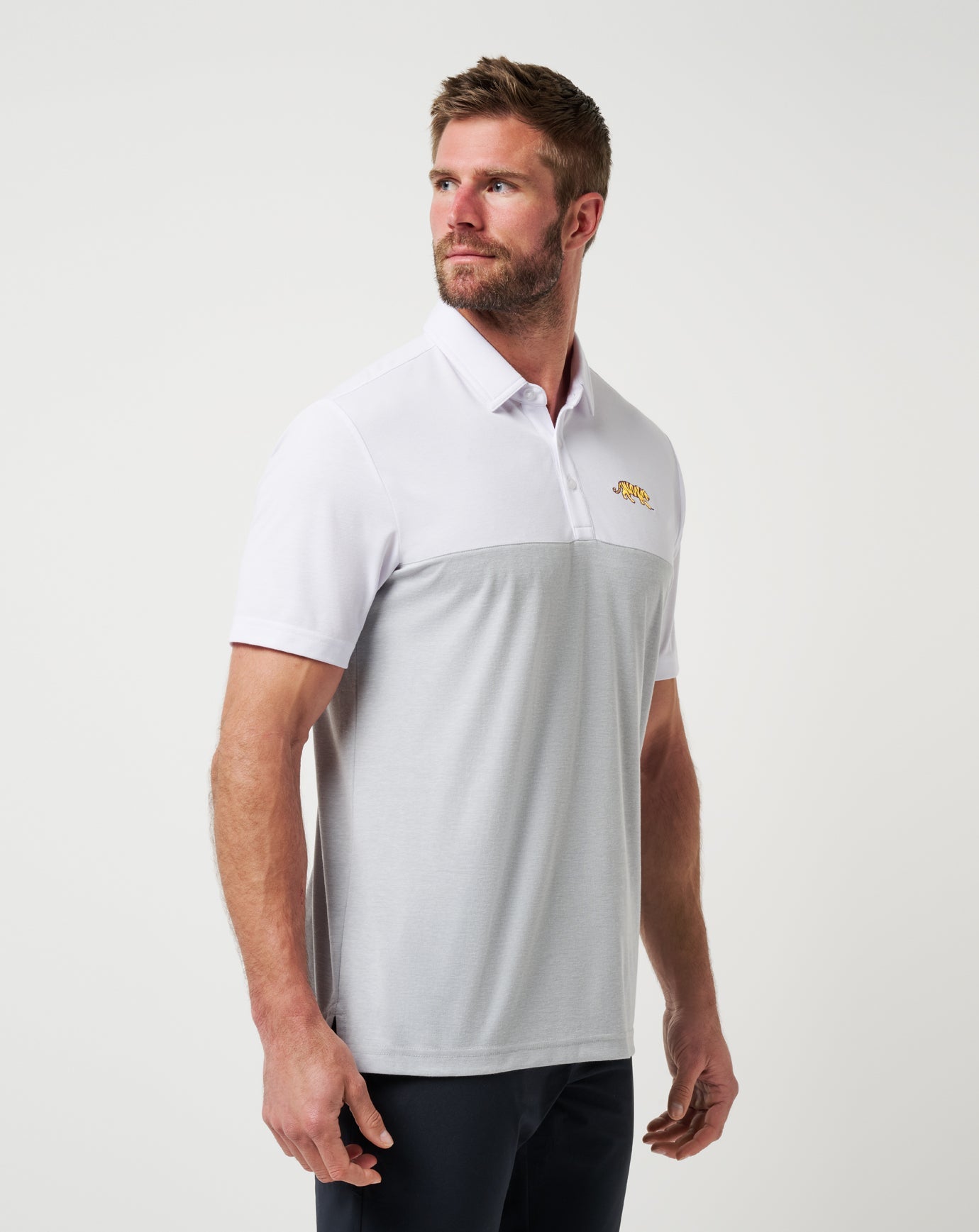 Travis Mathew Sale LSU Drop Back Polo Game Day|New