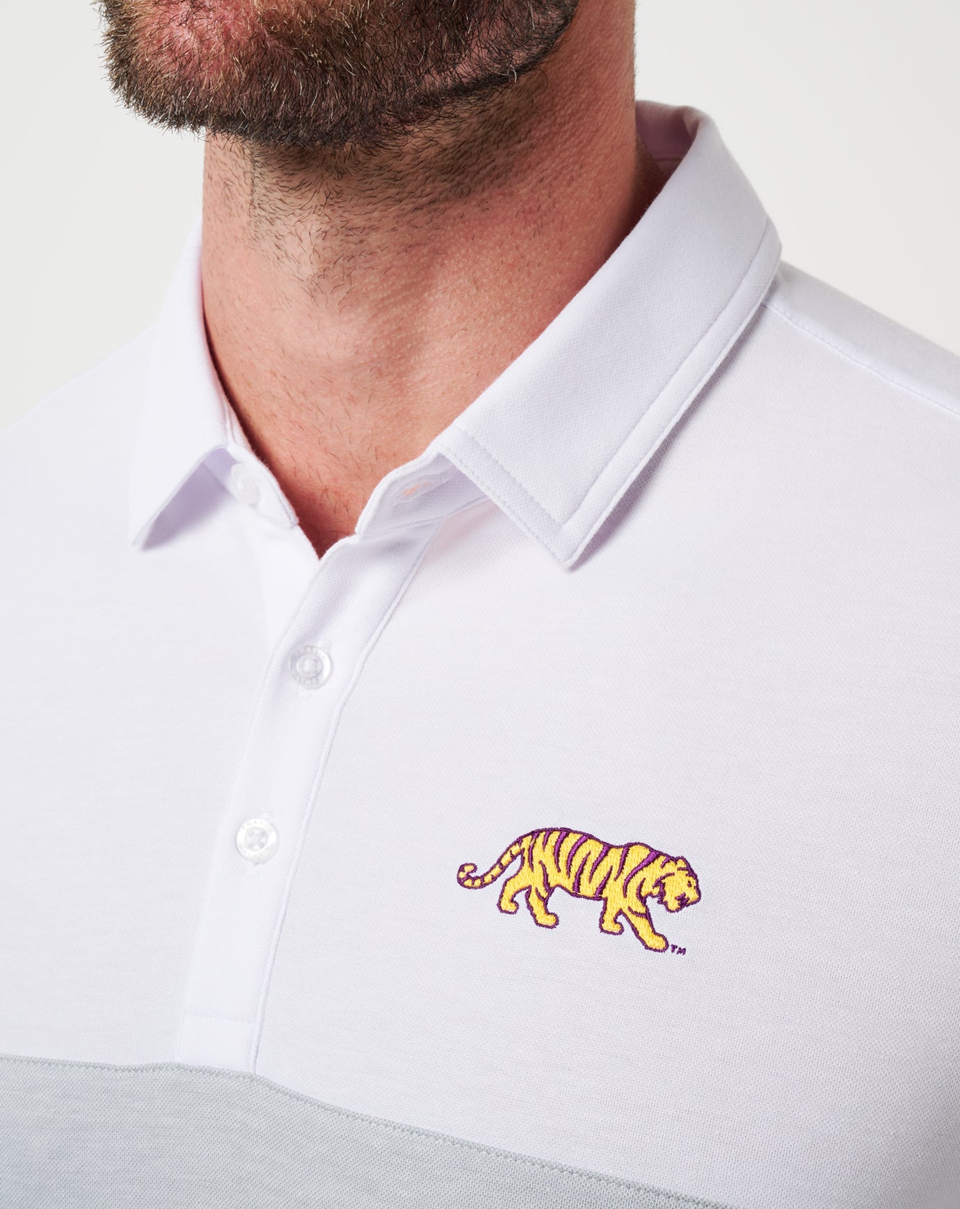 Travis Mathew Sale LSU Drop Back Polo Game Day|New
