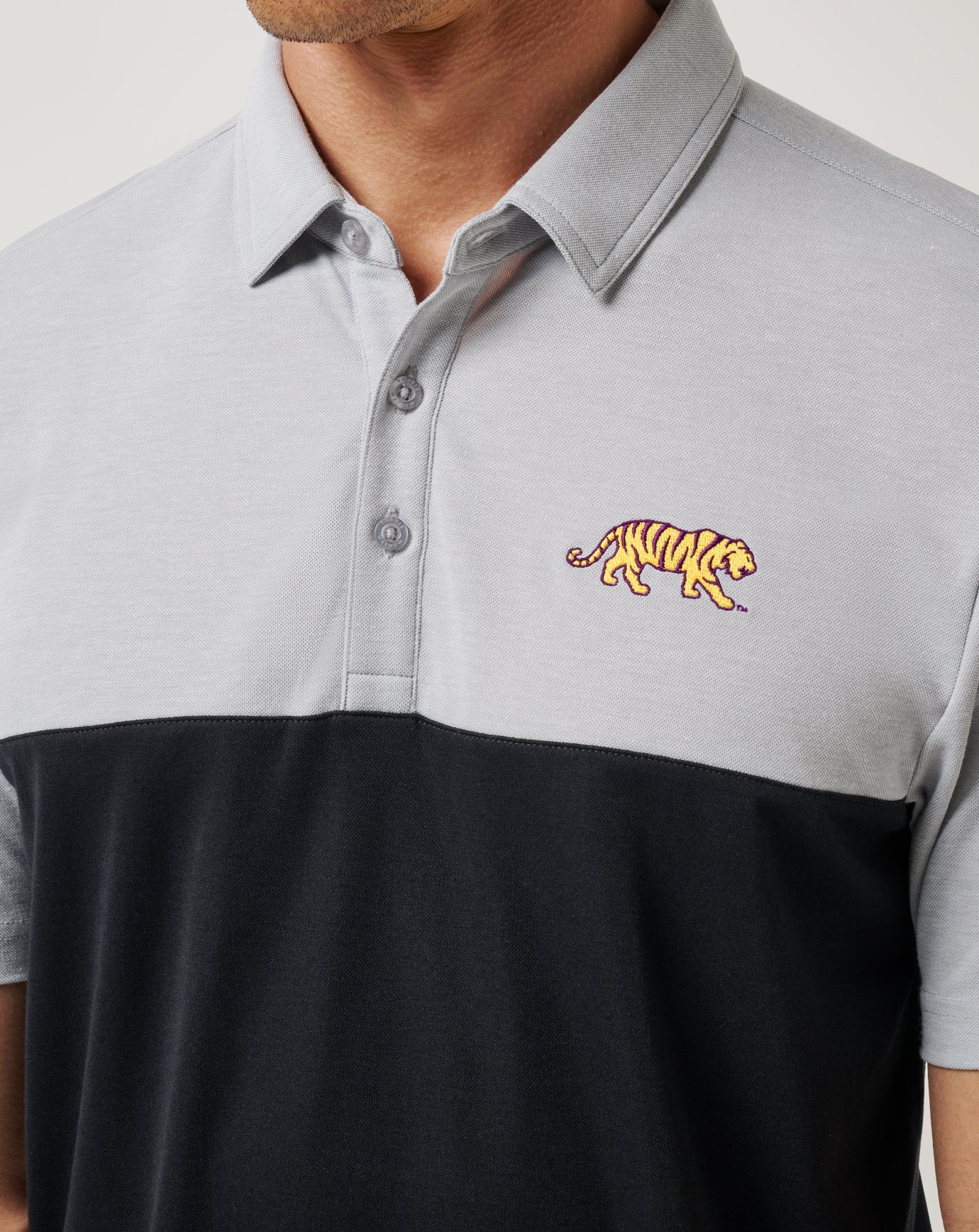 Travis Mathew Discount LSU Drop Back Polo Game Day|New