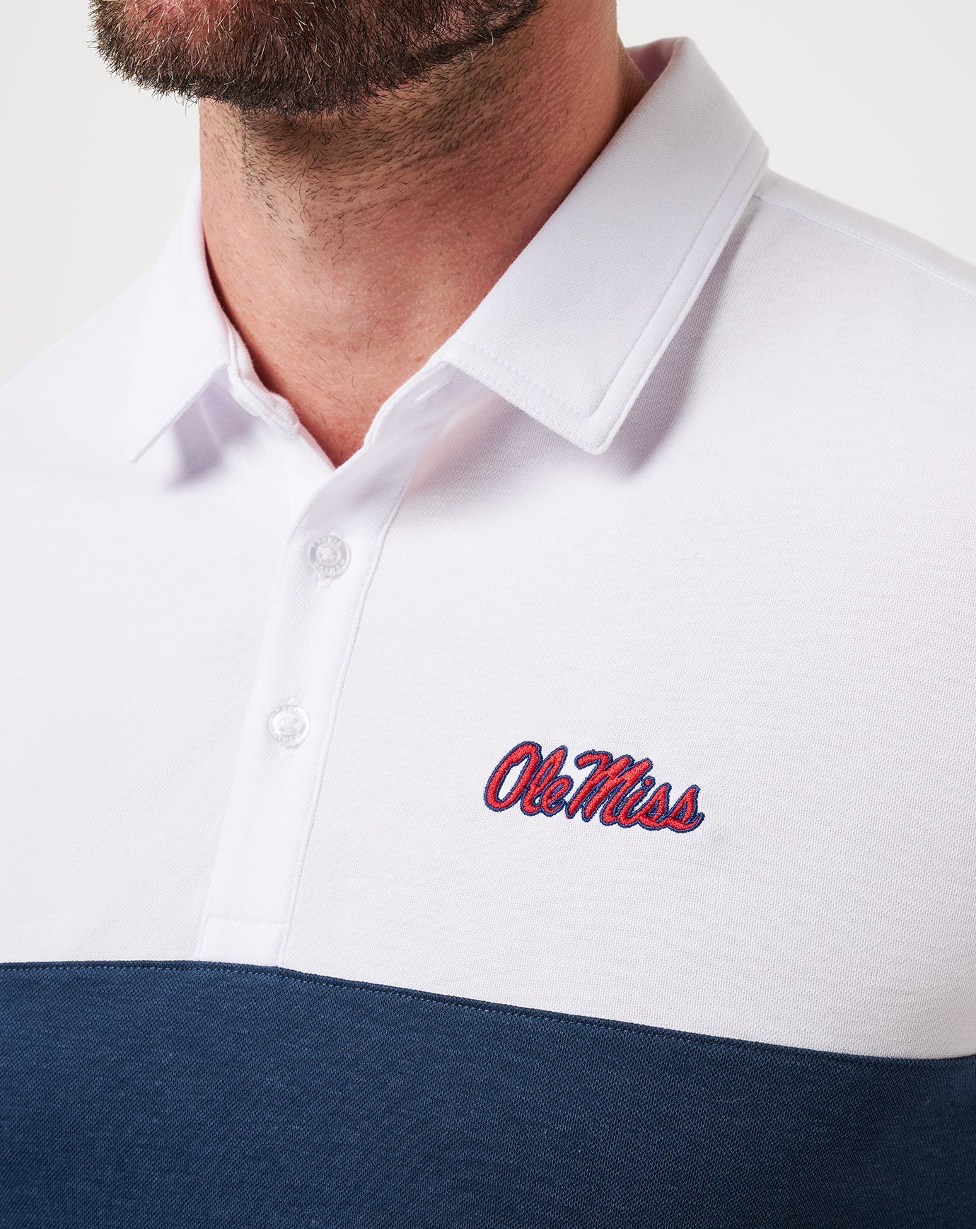 Travis Mathew Outlets Mississippi Drop Back Polo Game Day|New