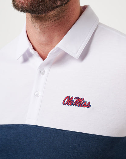 Travis Mathew Outlets Mississippi Drop Back Polo Game Day|New