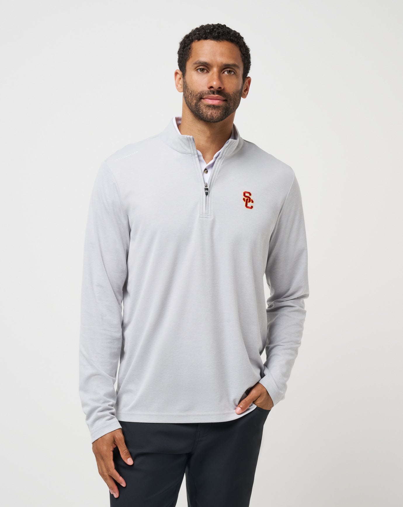 Travis Mathew Sale USC Time To Tailgate Quarter Zip Game Day|New