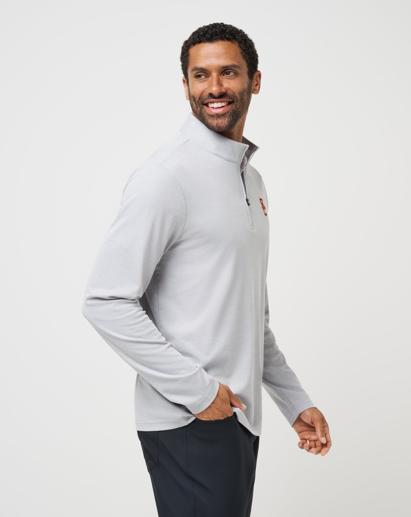 Travis Mathew Sale USC Time To Tailgate Quarter Zip Game Day|New