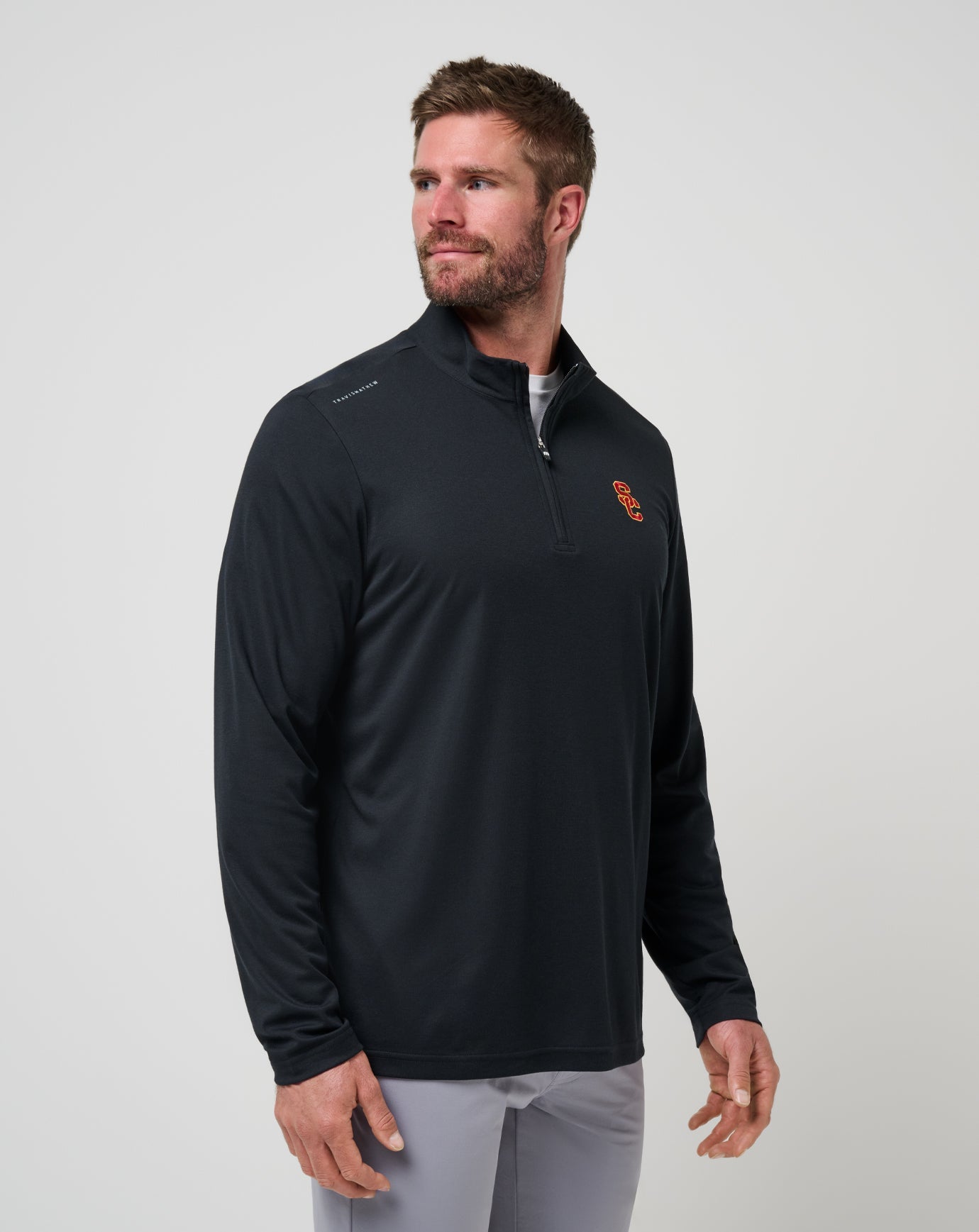 Travis Mathew Discount USC Time To Tailgate Quarter Zip Game Day|New