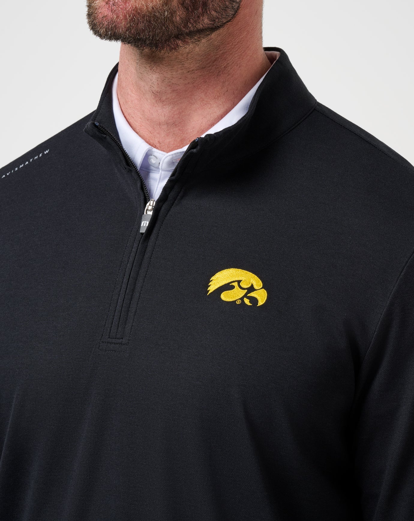 Travis Mathew For Sale Iowa Time To Tailgate Quarter Zip Game Day|New