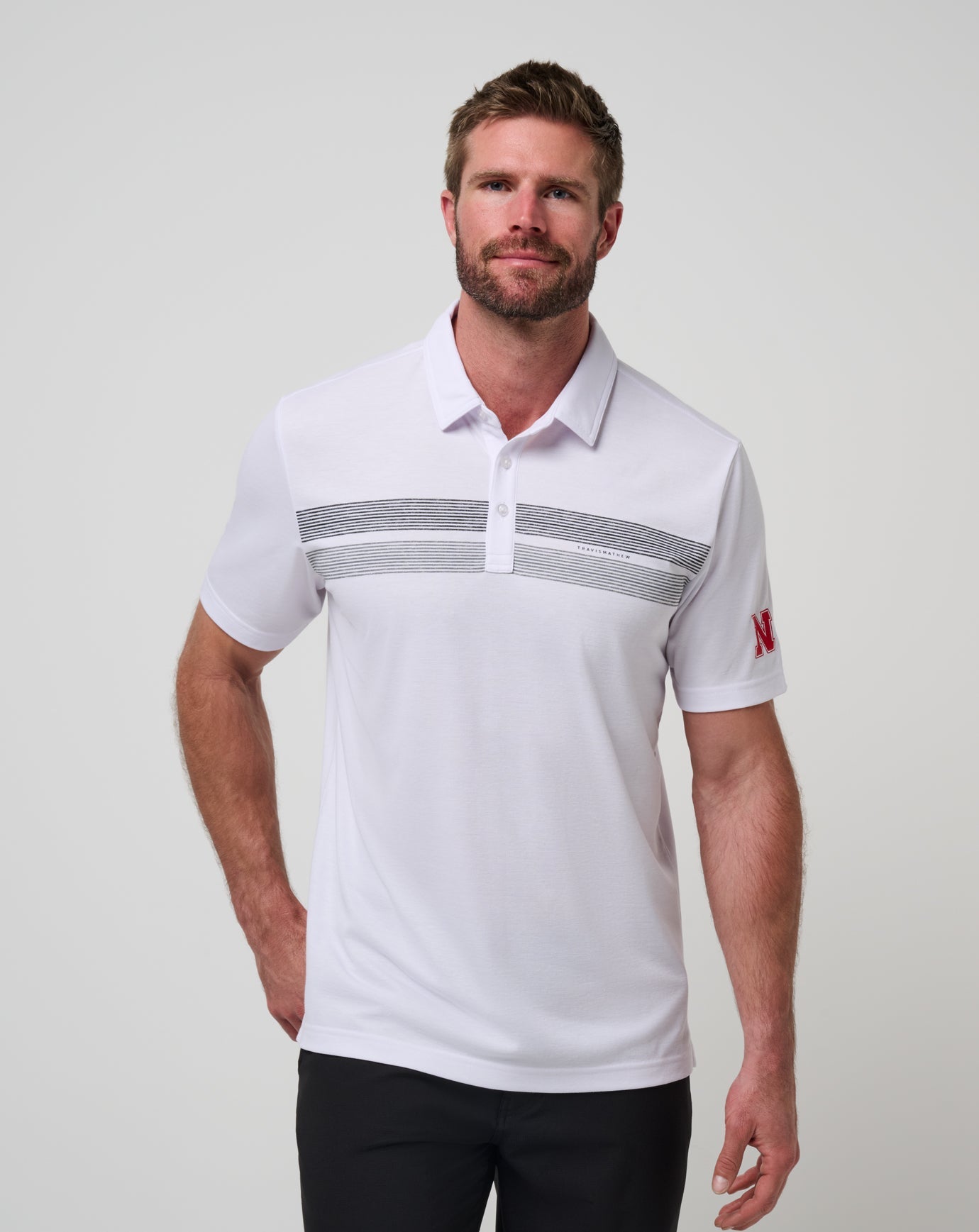 Travis Mathew Online Nebraska Top Recruit Polo Game Day|New