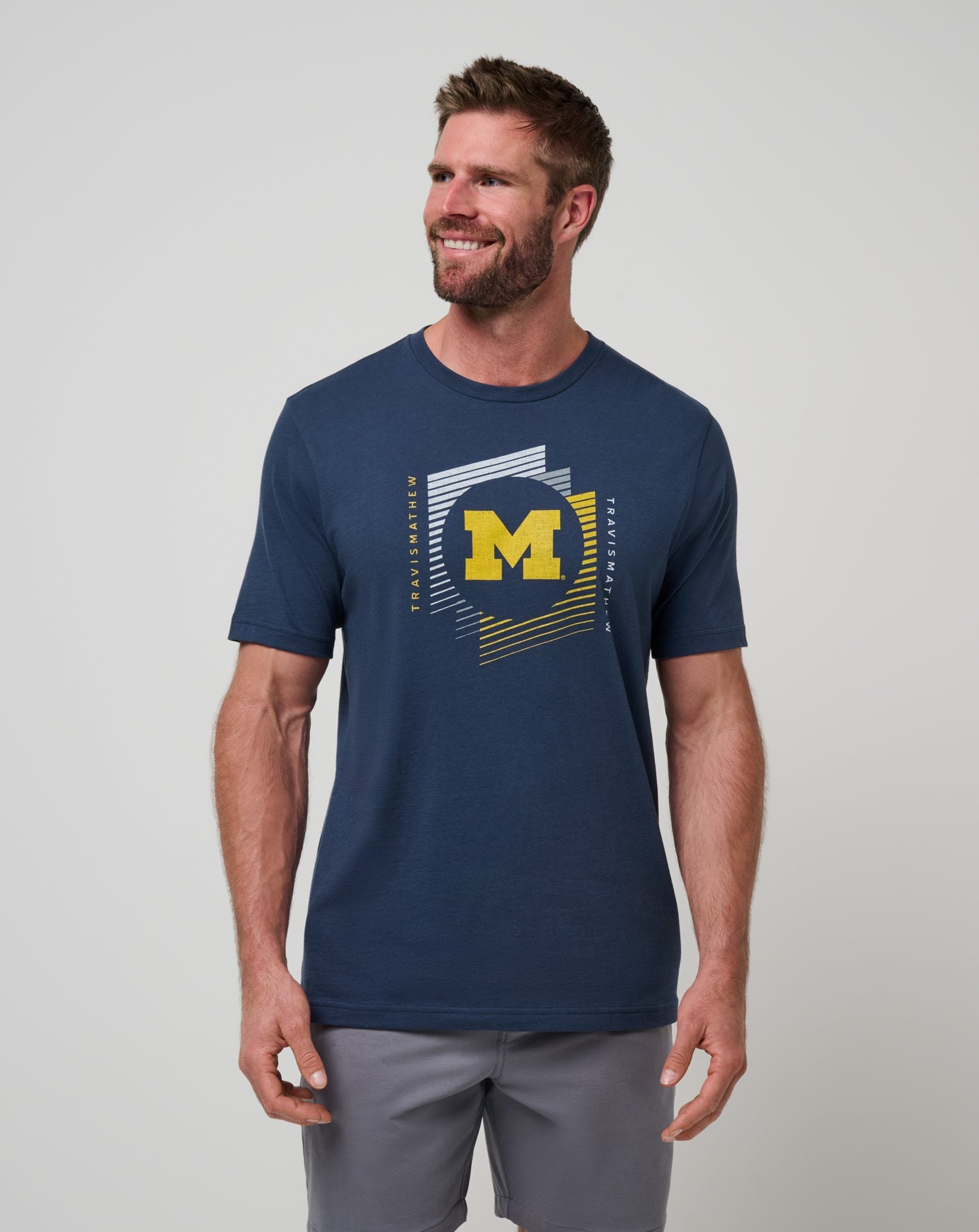 Travis Mathew Discount Michigan Underdogs Tee Game Day|New