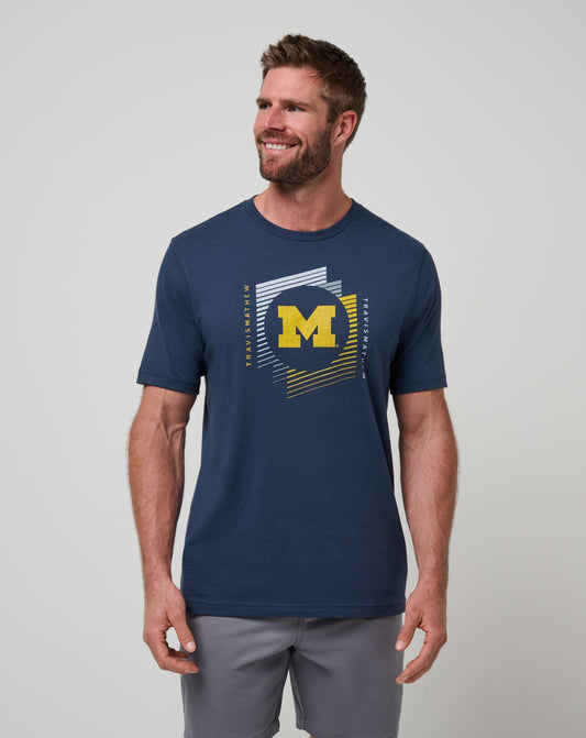 Travis Mathew Discount Michigan Underdogs Tee Game Day|New