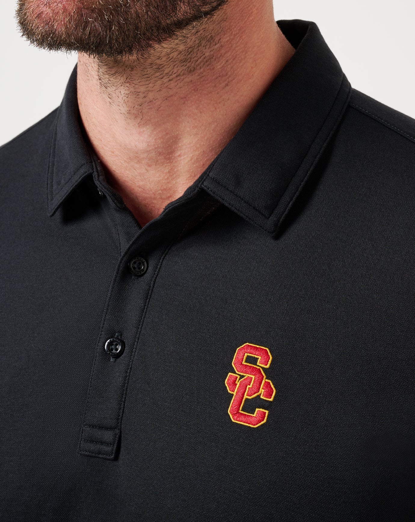 Travis Mathew Outlets USC School Pride Polo Game Day|New