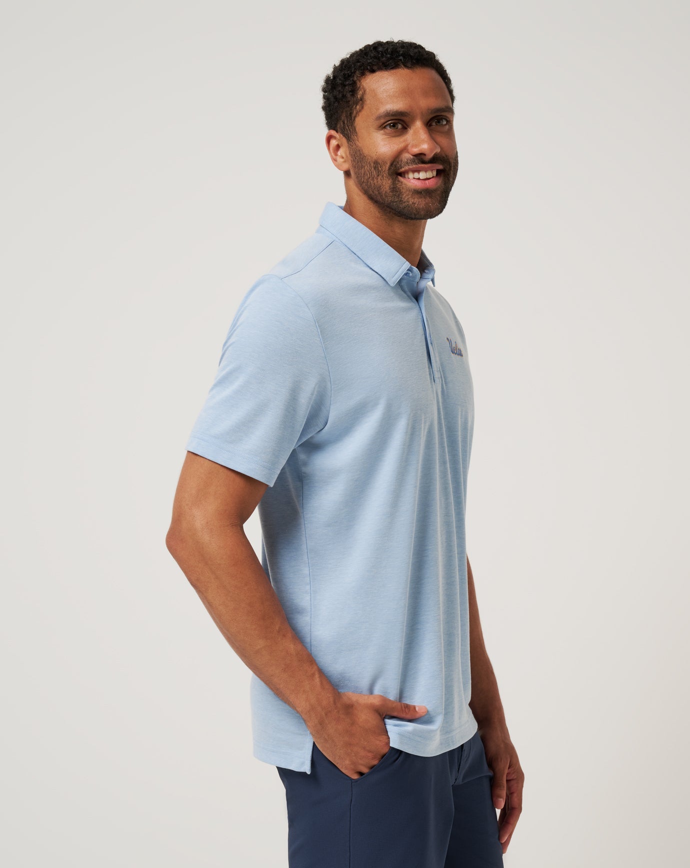 Travis Mathew Outlets UCLA School Pride Polo Game Day|New