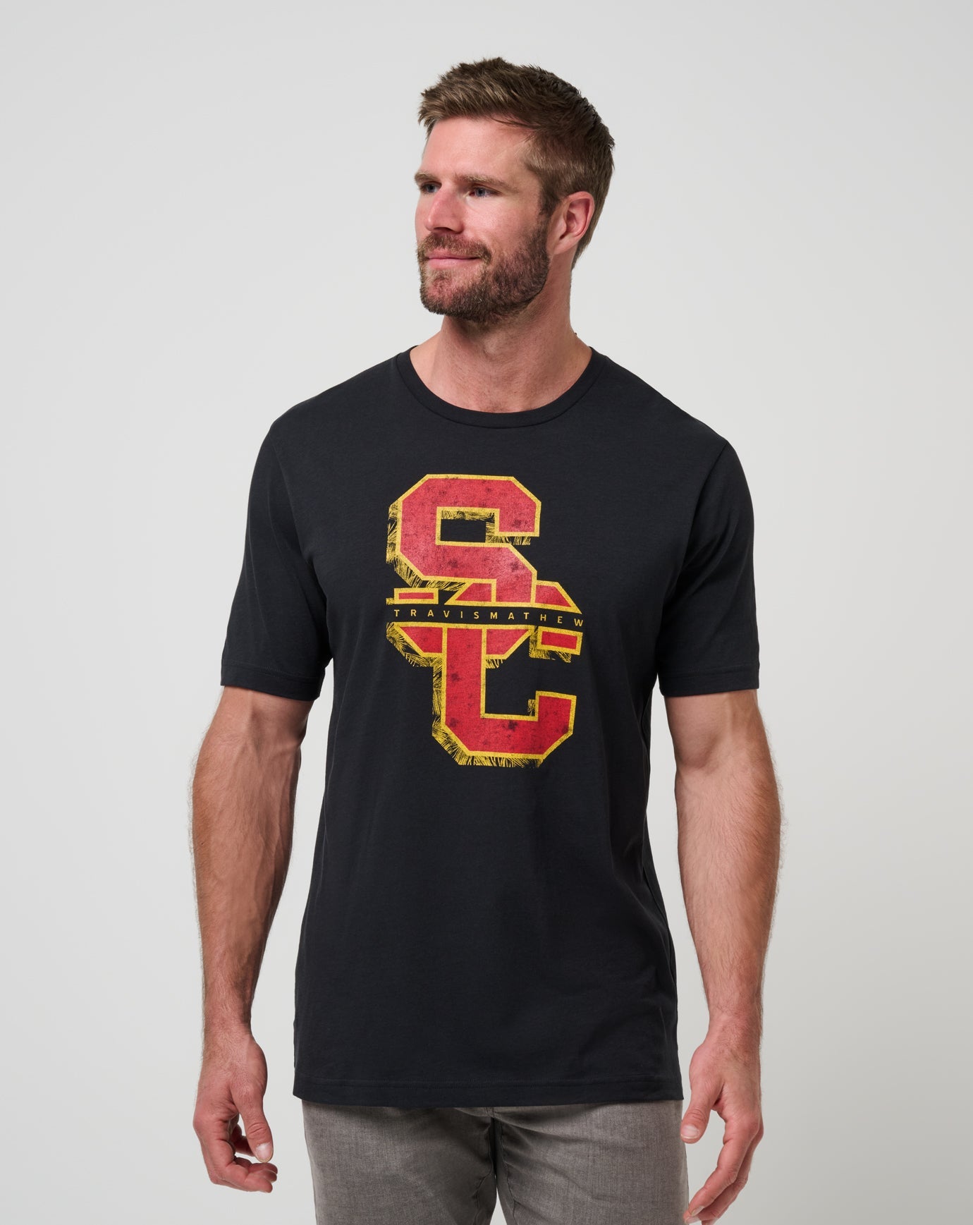 Travis Mathew For Sale USC Fight Song Tee Game Day|New