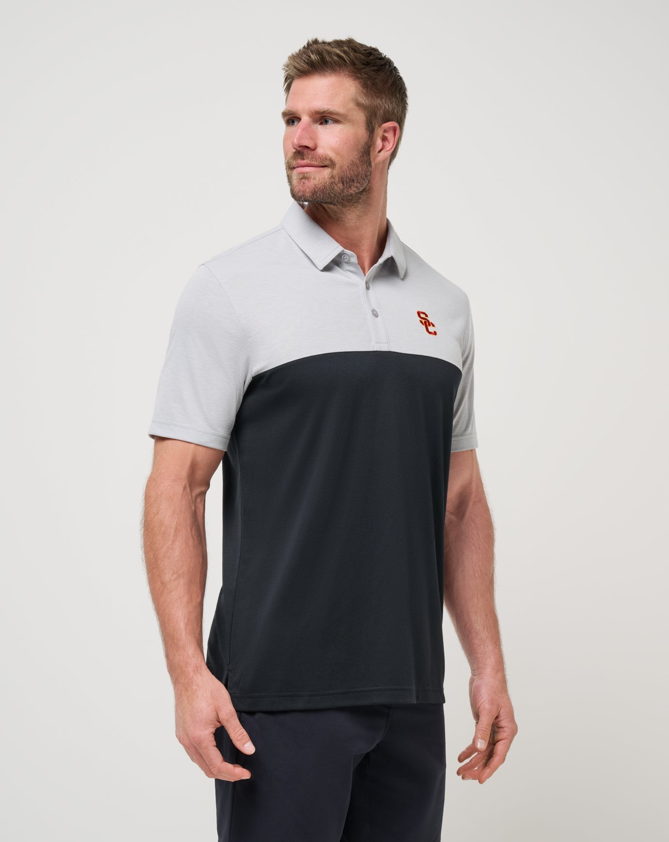 Travis Mathew Outlets USC Drop Back Polo Game Day|New