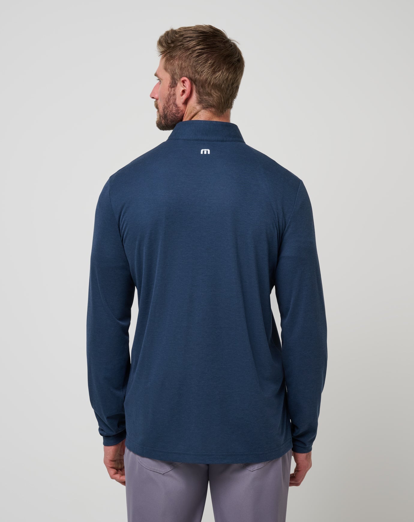 Travis Mathew For Sale Michigan Time To Tailgate Quarter Zip Game Day|New