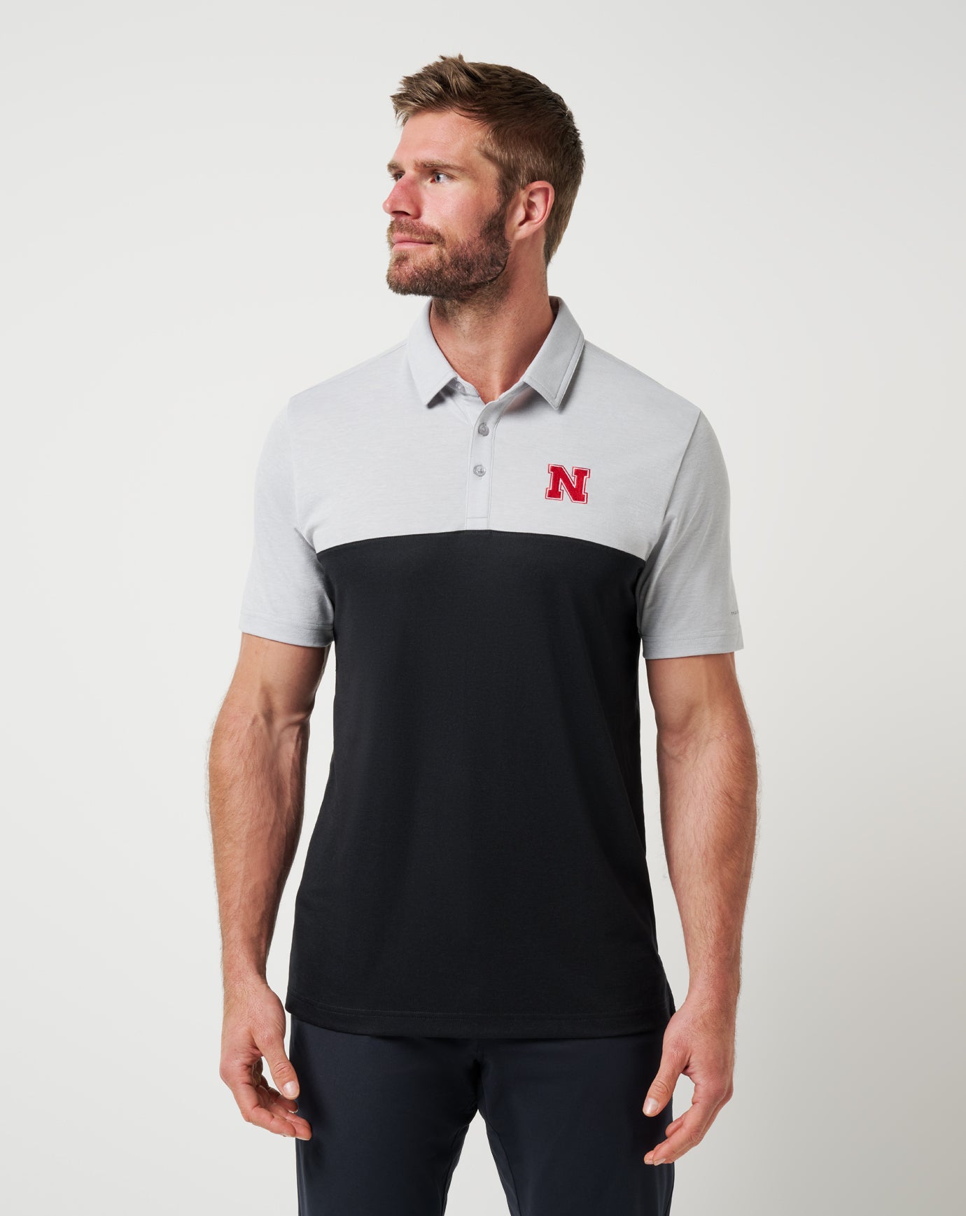 Travis Mathew Sale Nebraska Drop Back Polo Game Day|New