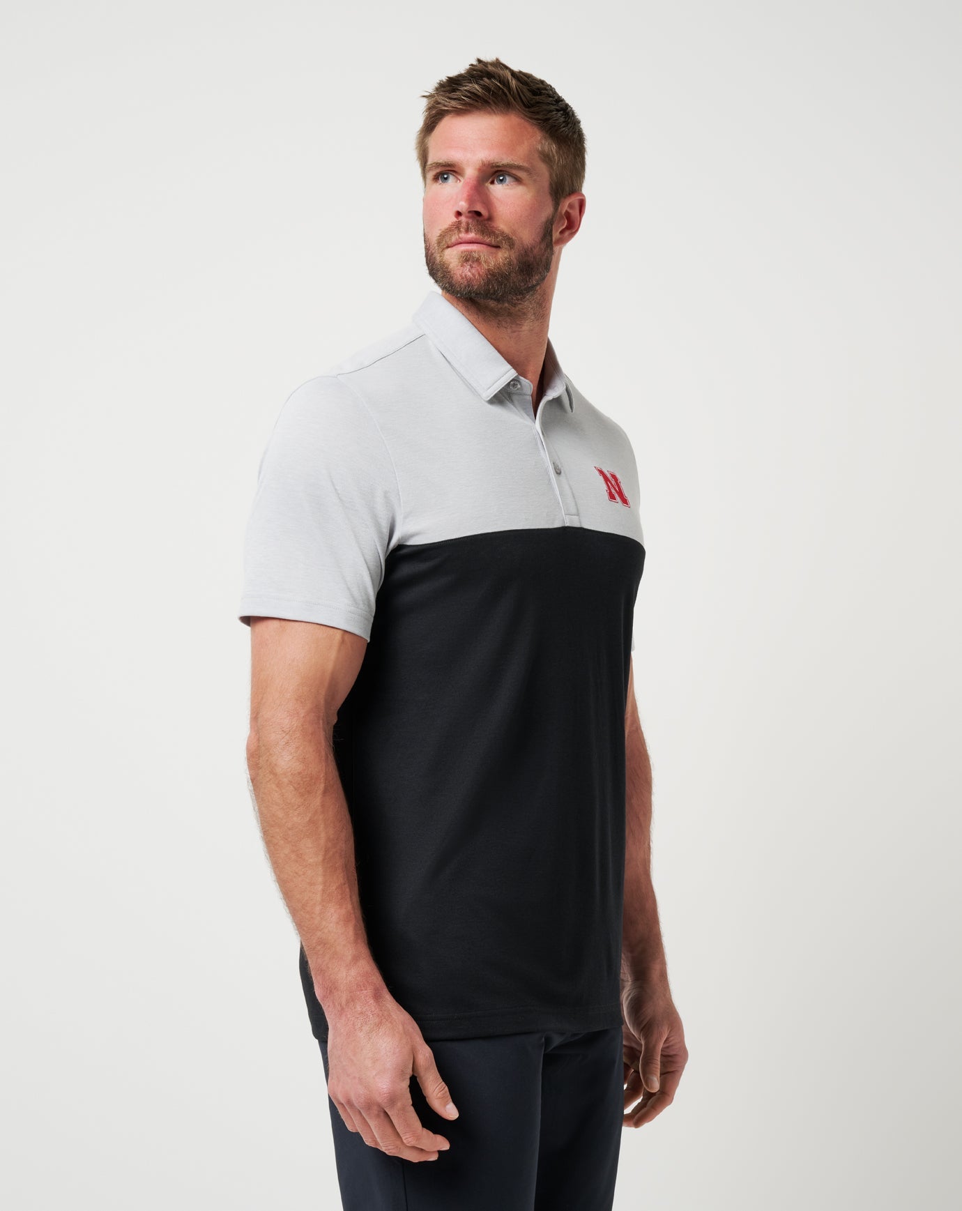 Travis Mathew Sale Nebraska Drop Back Polo Game Day|New