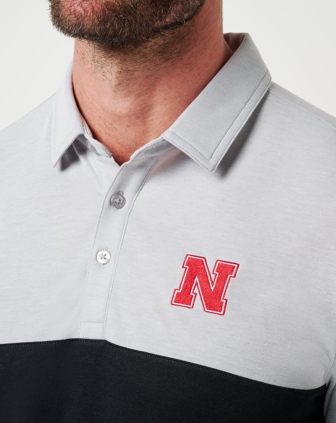 Travis Mathew Sale Nebraska Drop Back Polo Game Day|New