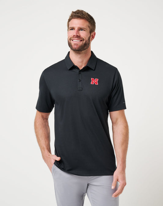 Travis Mathew Outlets Nebraska School Pride Polo Game Day|New
