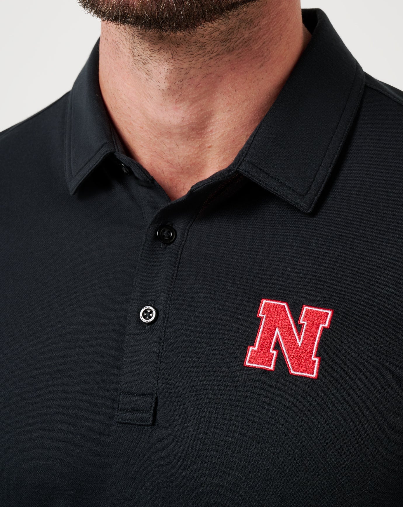 Travis Mathew Outlets Nebraska School Pride Polo Game Day|New