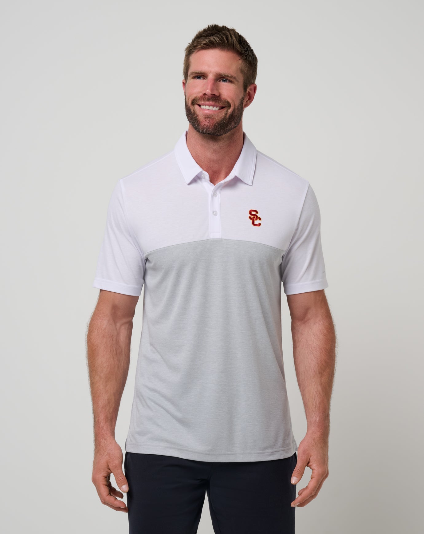 Travis Mathew For Sale USC Drop Back Polo Game Day|New