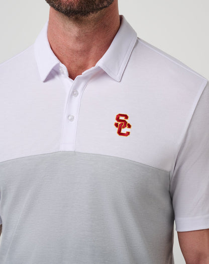 Travis Mathew For Sale USC Drop Back Polo Game Day|New