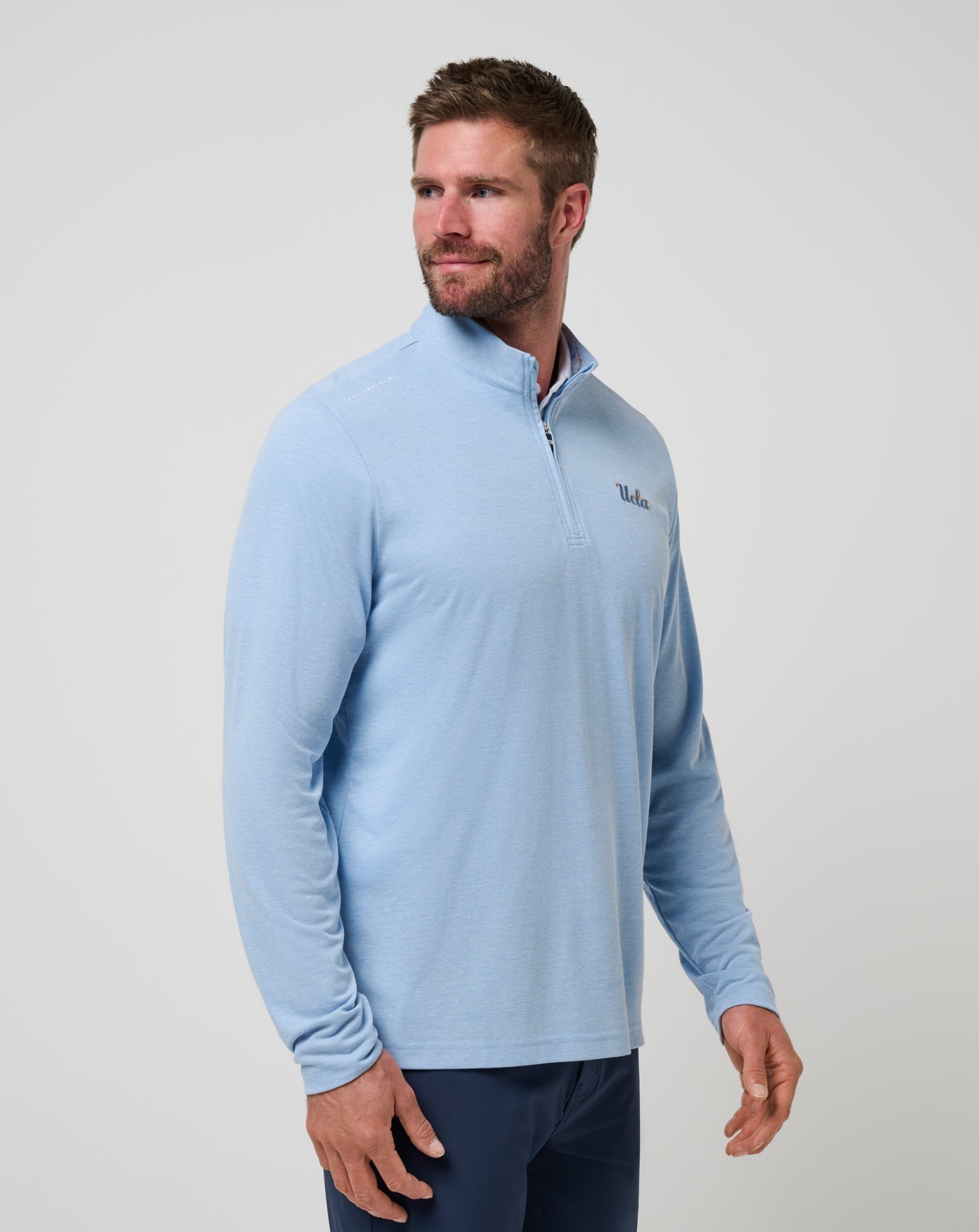 Travis Mathew Sale UCLA Time To Tailgate Quarter Zip Game Day|New