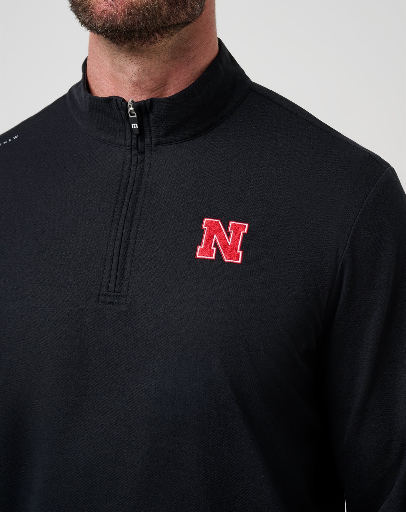 Travis Mathew Discount Nebraska Time To Tailgate Quarter Zip Game Day|New