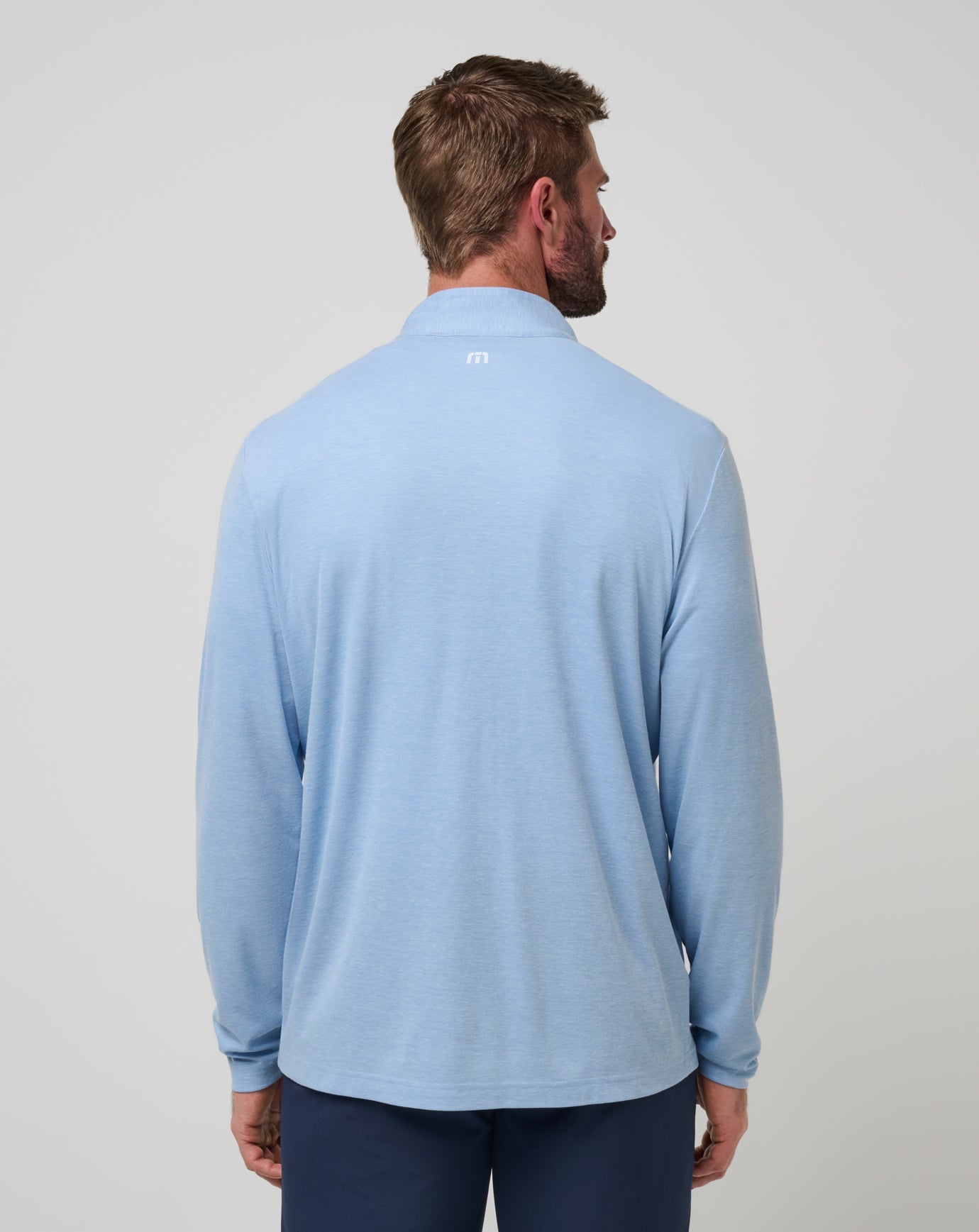 Travis Mathew Outlets Kansas Time To Tailgate Quarter Zip Game Day|New