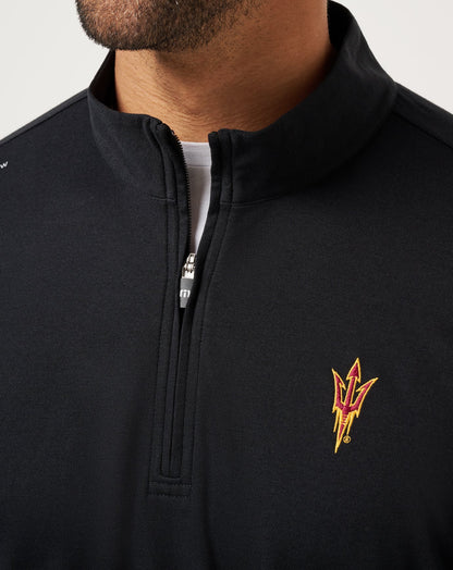 Travis Mathew For Sale ASU Time To Tailgate Quarter Zip Game Day|New