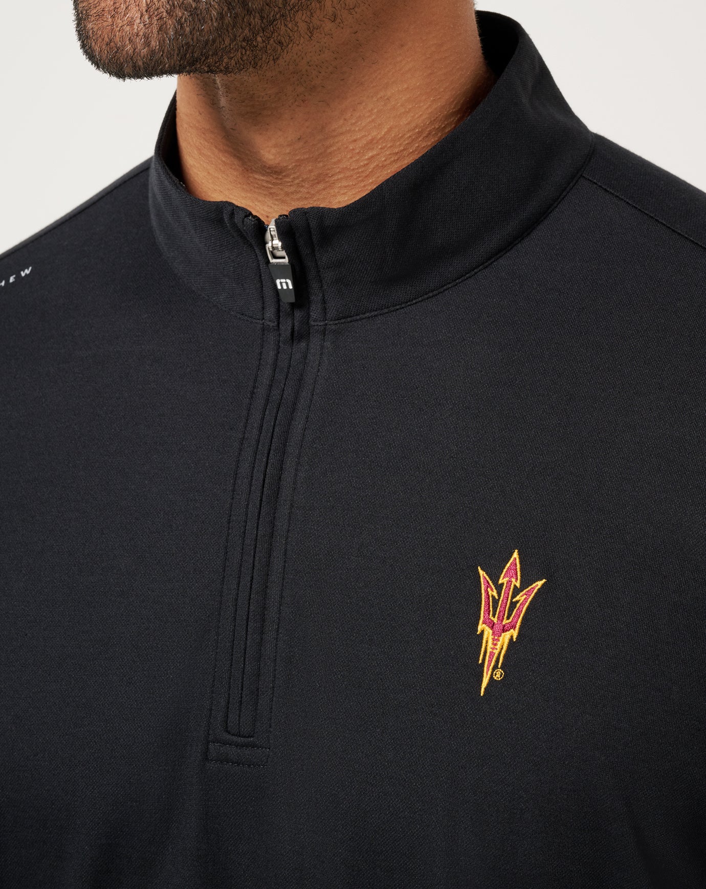Travis Mathew For Sale ASU Time To Tailgate Quarter Zip Game Day|New