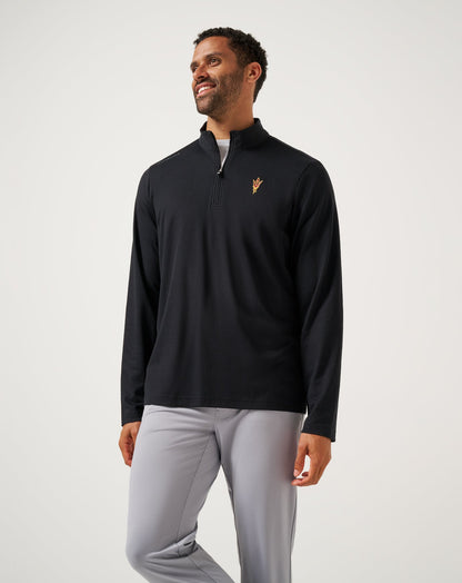 Travis Mathew For Sale ASU Time To Tailgate Quarter Zip Game Day|New