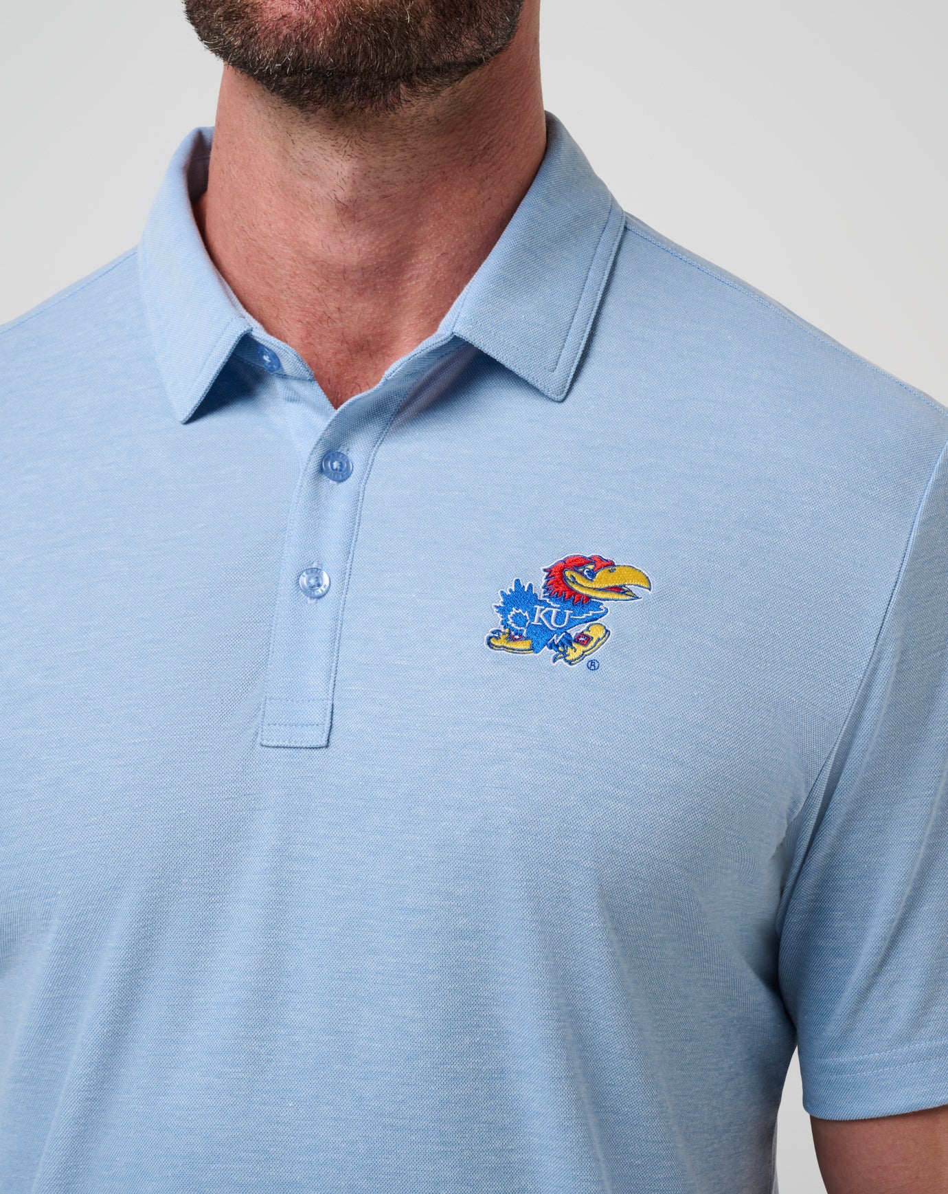Travis Mathew Outlets Kansas School Pride Polo Game Day|New