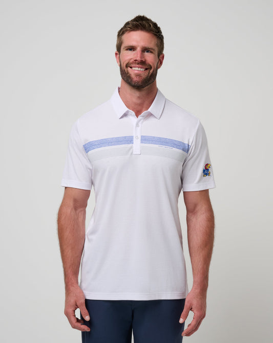 Travis Mathew Discount Kansas Top Recruit Polo Game Day|New