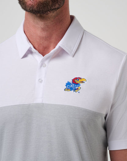 Travis Mathew For Sale Kansas Drop Back Polo Game Day|New