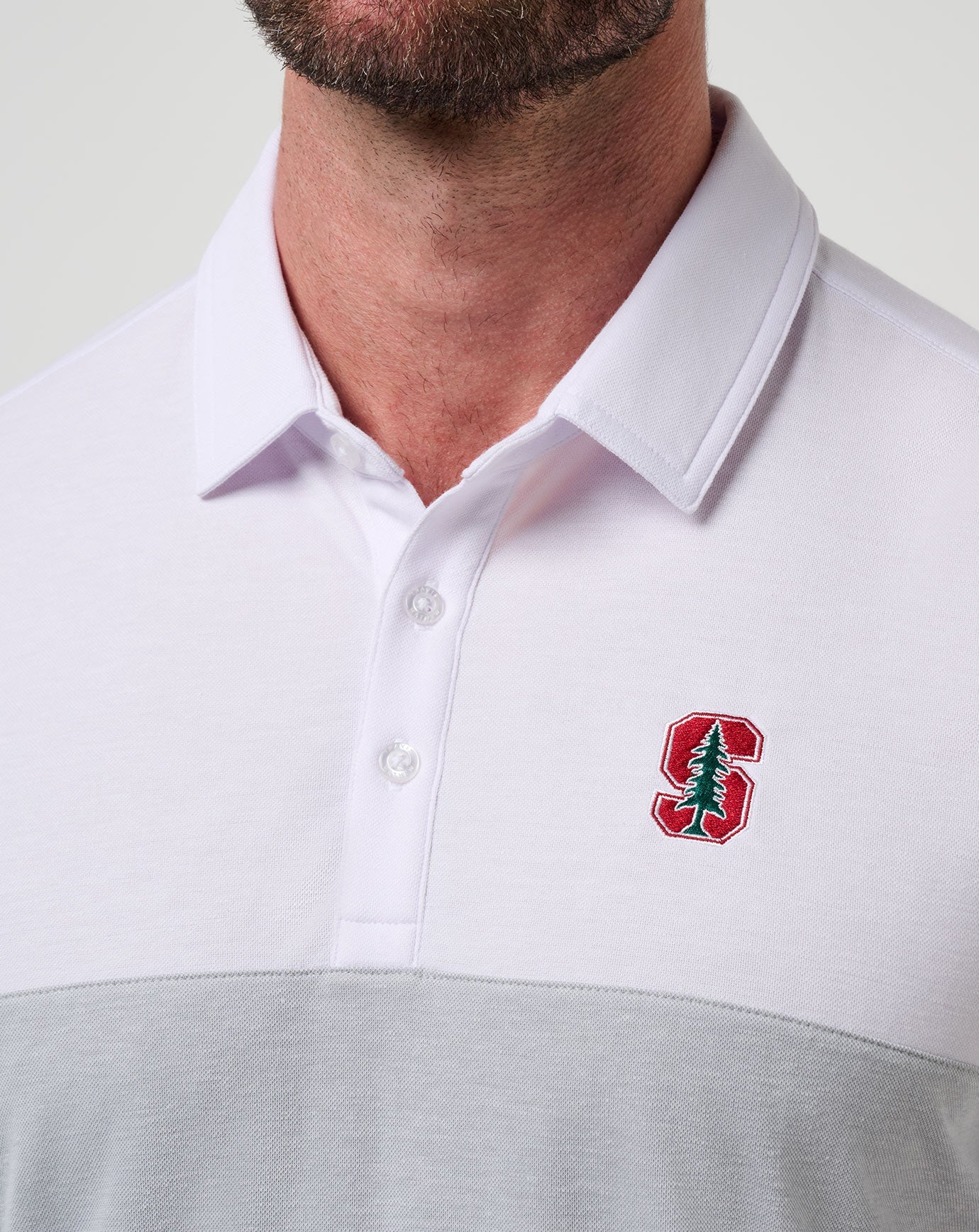 Travis Mathew Online Stanford Drop Back Polo Game Day|New