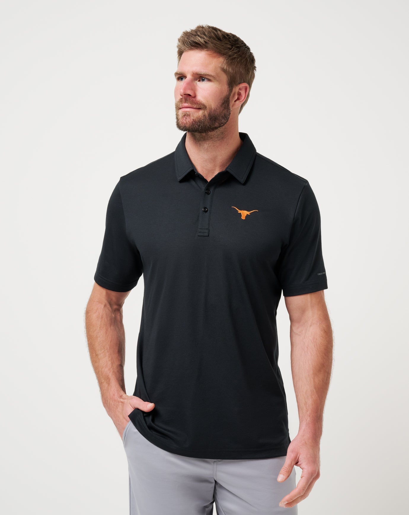Travis Mathew Discount UT Austin School Pride Polo New