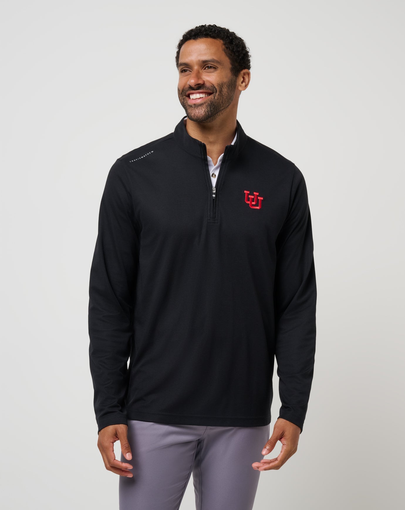 Travis Mathew Sale Utah Time To Tailgate Quarter Zip New