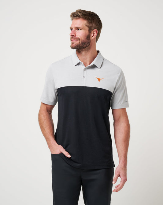 Travis Mathew Discount UT Austin Drop Back Polo New