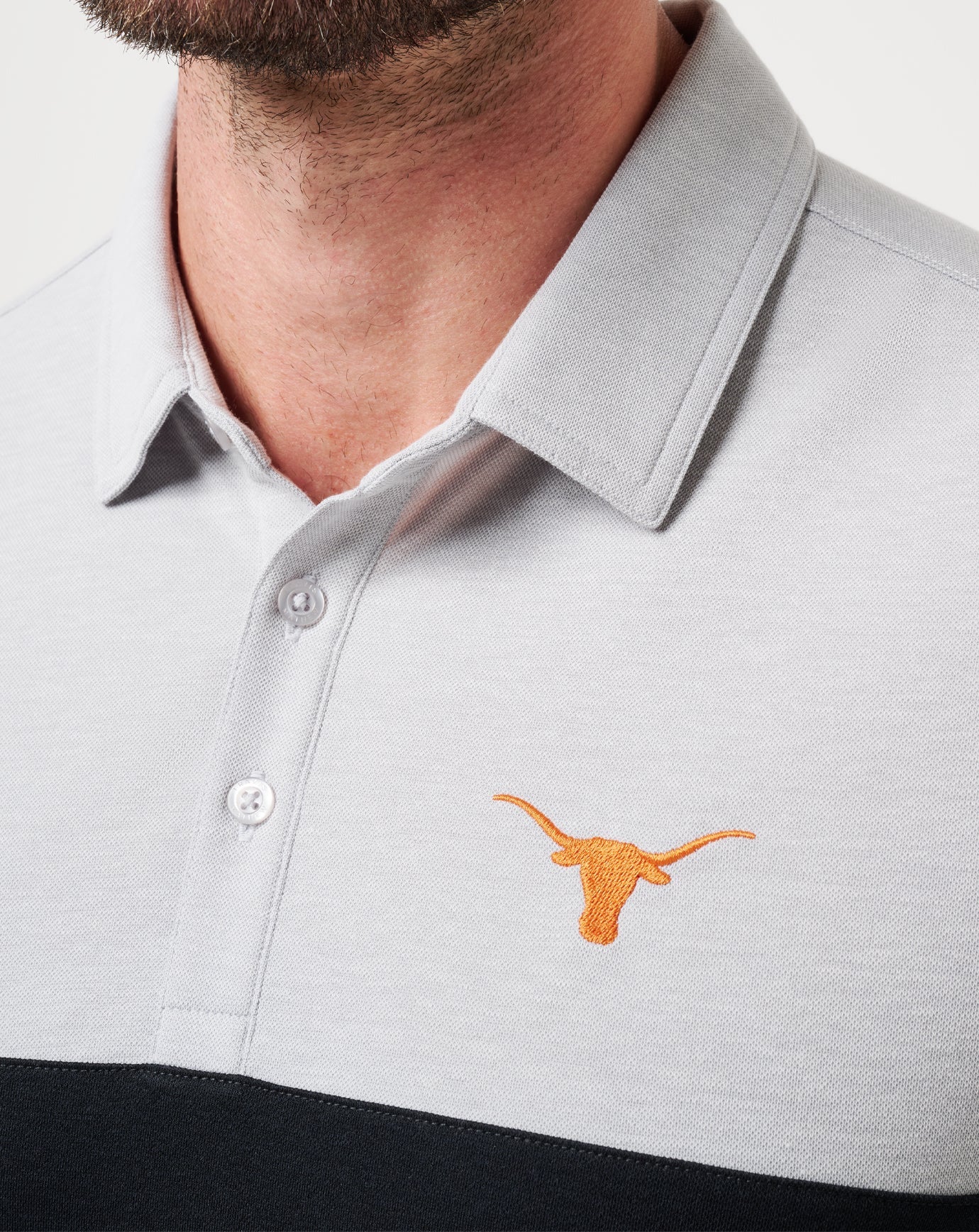 Travis Mathew Discount UT Austin Drop Back Polo New