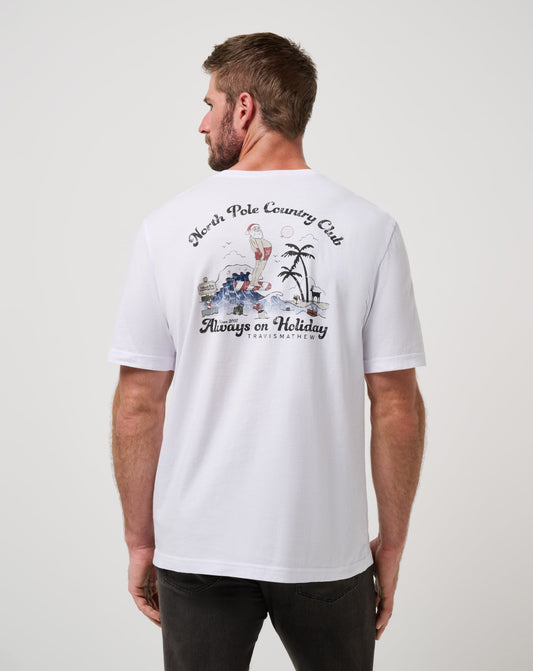 Travis Mathew Discount Holly Jollies Tee Men